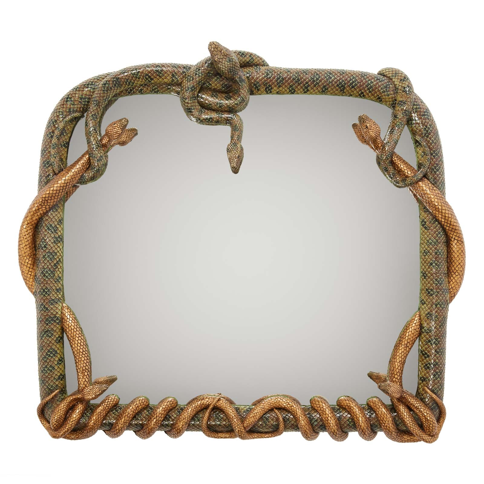 SERPENTIS Large Mirror - Verdigris